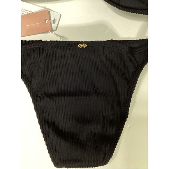 New. Pilyq Black Pearl bikini set. L-top/M-bottom.  Retails $169 - Picture 13 of 16